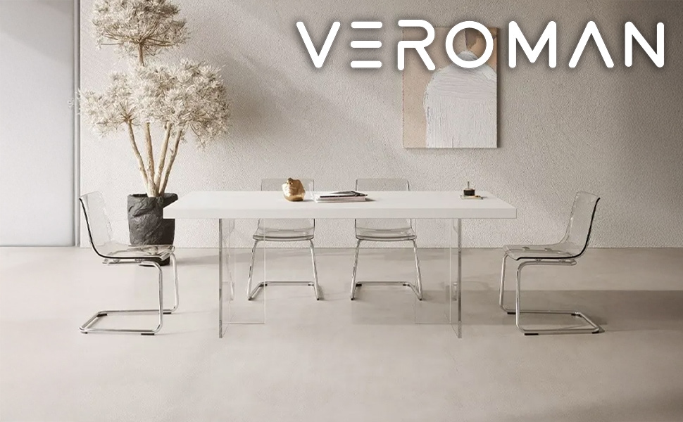 VeroMan ダイニングチェア クリアチェア モダン 椅子 インテリア 金属