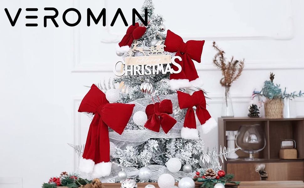 クリスマス　ゴージャスオーナメント　シルバー＆グレー　ベルベット大 クリスマス ゴージャスオーナメント シルバー＆グレー ベルベット大