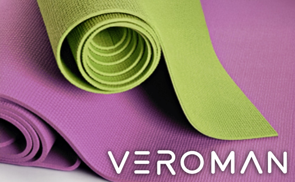 VeroMan 特大ヨガマット 200×130cm TPE 10mm厚 ワイドサイズ 防音 滑り