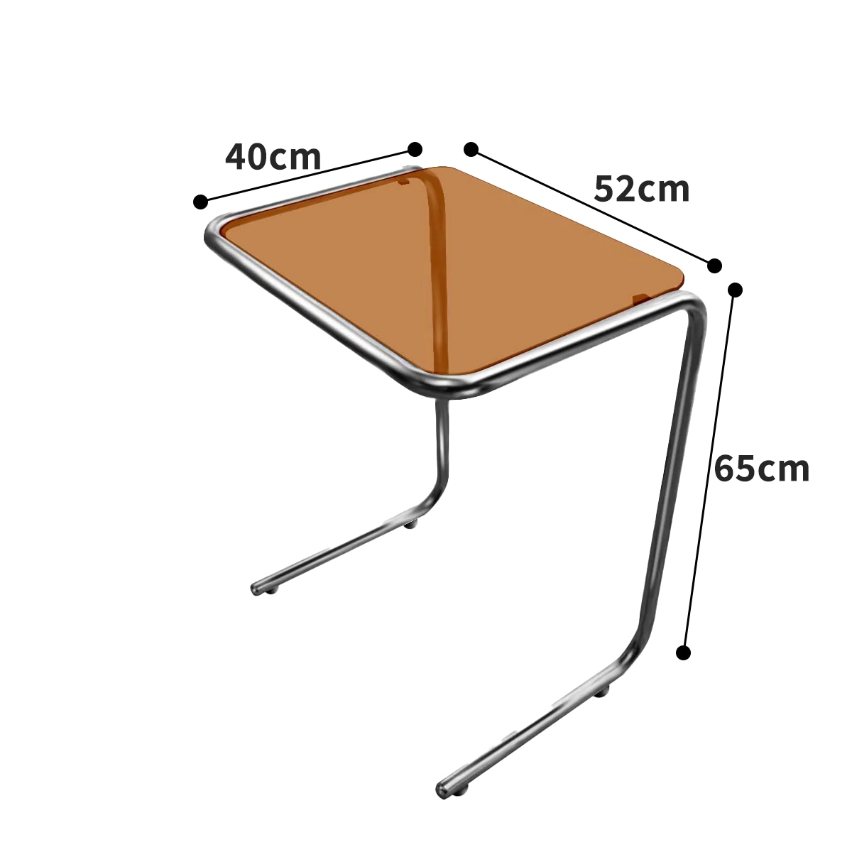 VeroMan クリア サイドテーブル クリア家具 コーヒーテーブル ガラス