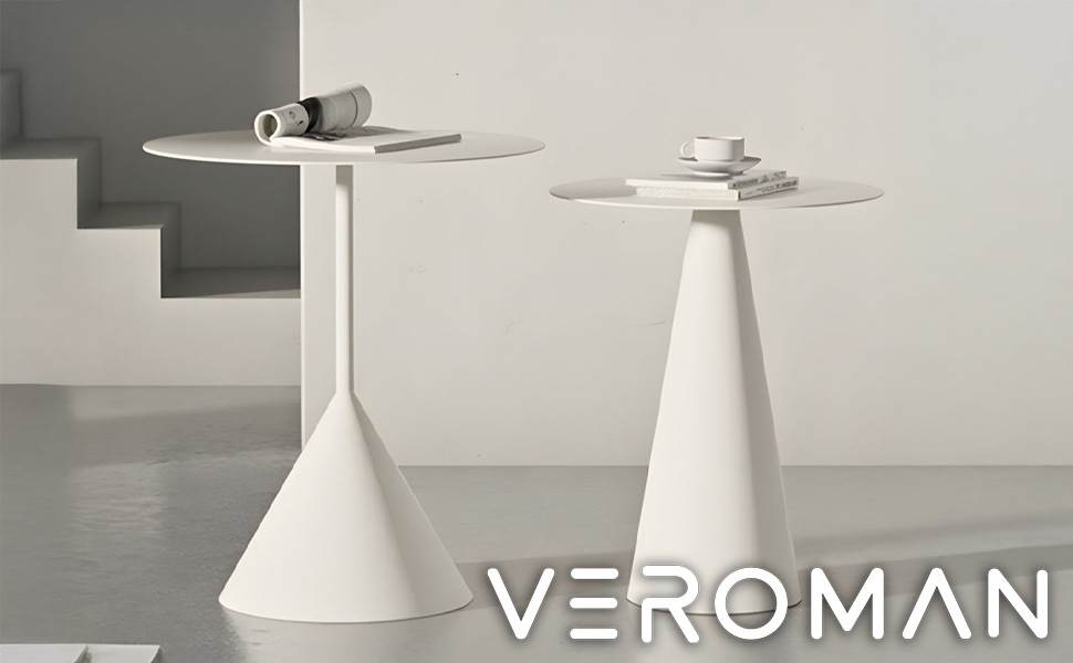 VeroMan 2組セット サイドテーブル カフェテーブル 机 ステンレス