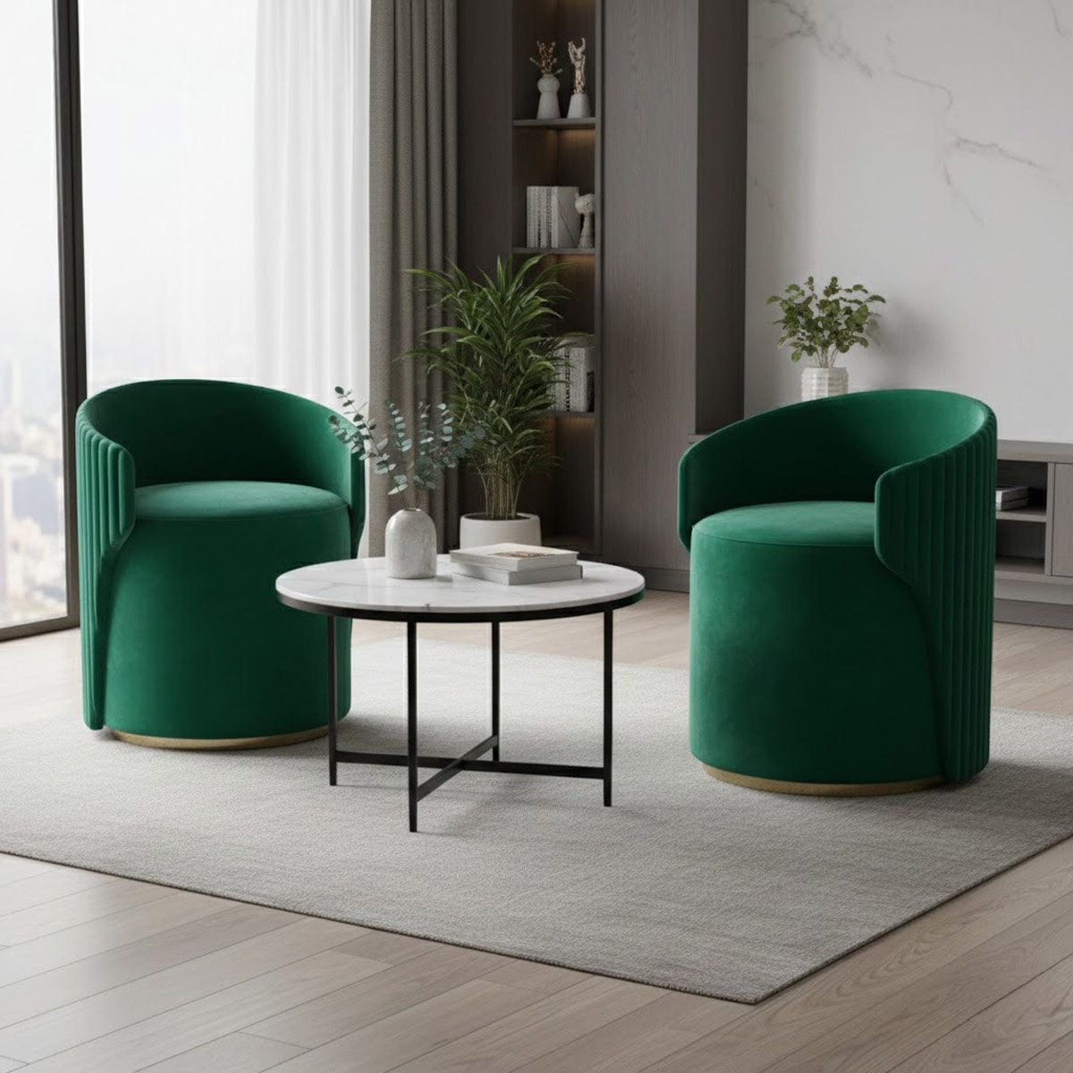 ディスカウント ダークグリーン ベルベット スツール ダークグリーン