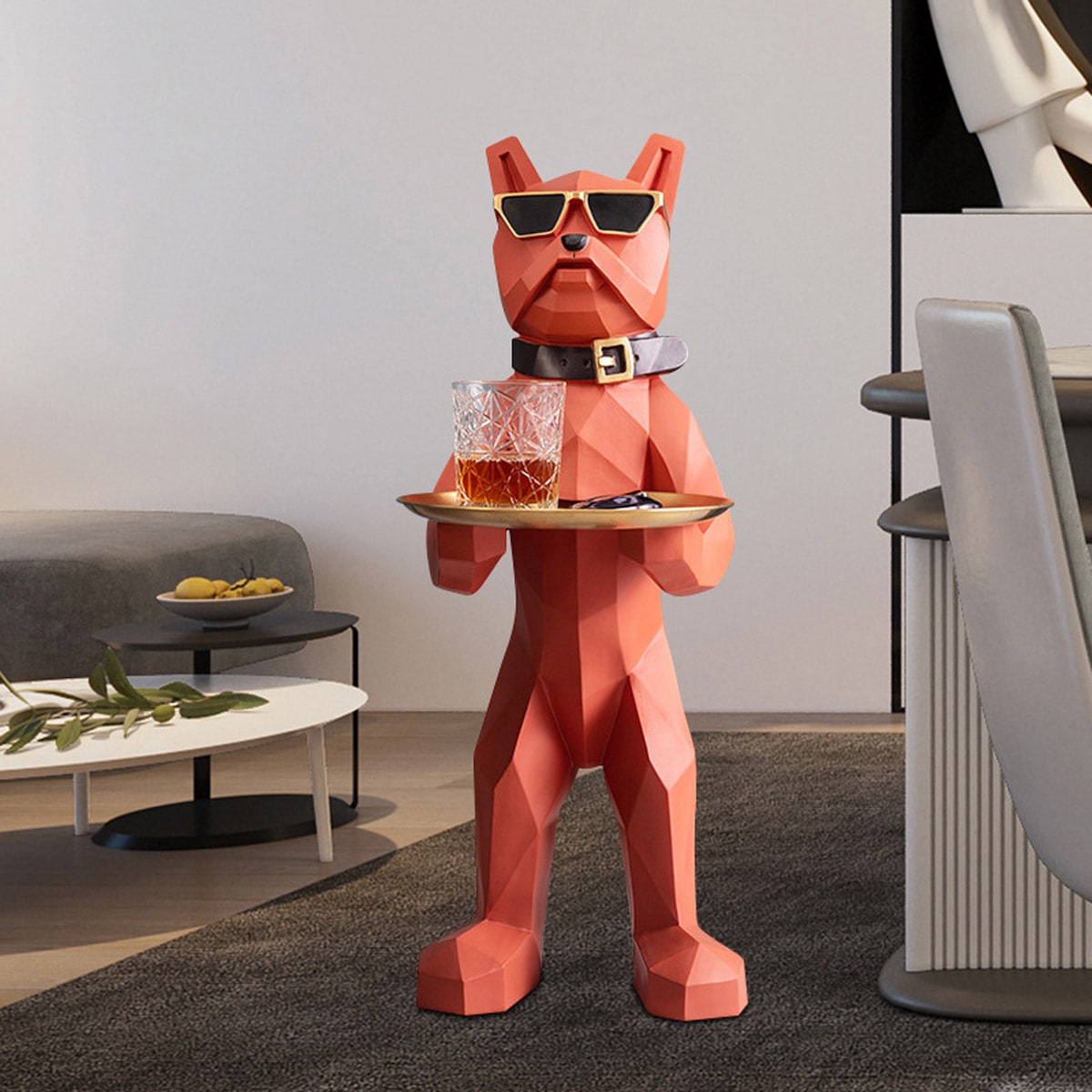 犬型　サイドテーブル　ミニテーブル　アニマル　動物　テーブル　机　オブジェ ドッグ型サイドテーブルミニテーブルアニマル動物テーブル机オブジェ