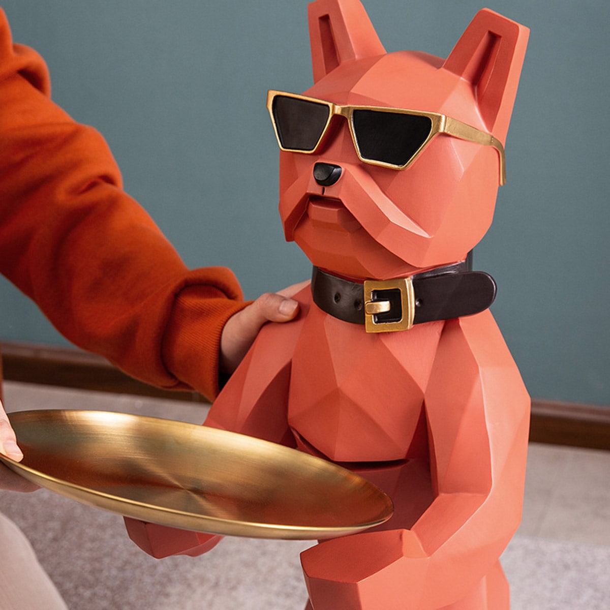 メカブルドック　サイドテーブル　ミニテーブル　アニマル　動物　ソファ　テーブル メカブルドック サイドテーブル ミニテーブル アニマル