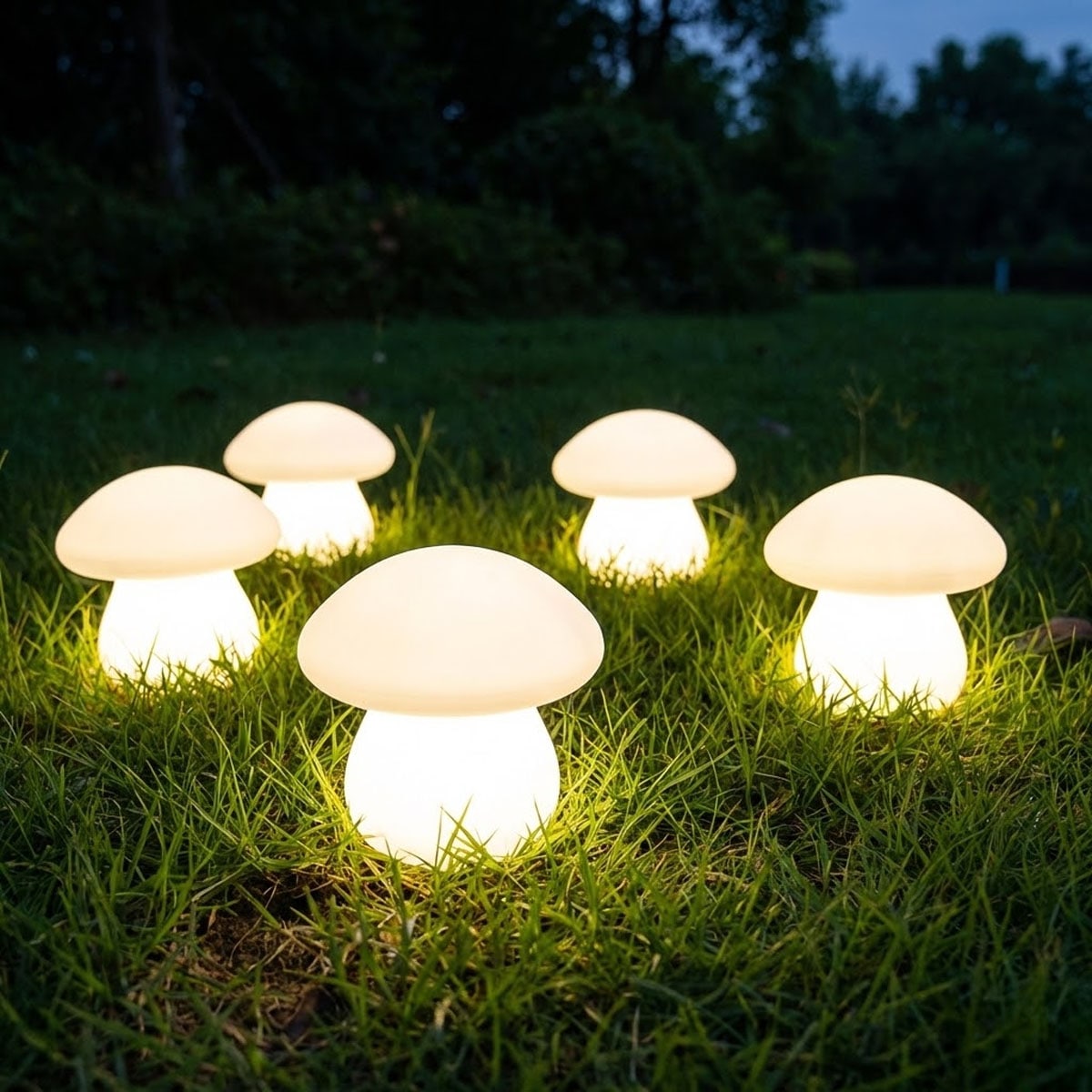 23×22cm] VeroMan LEDライト 卓上 充電式 キノコ型 マッシュルーム