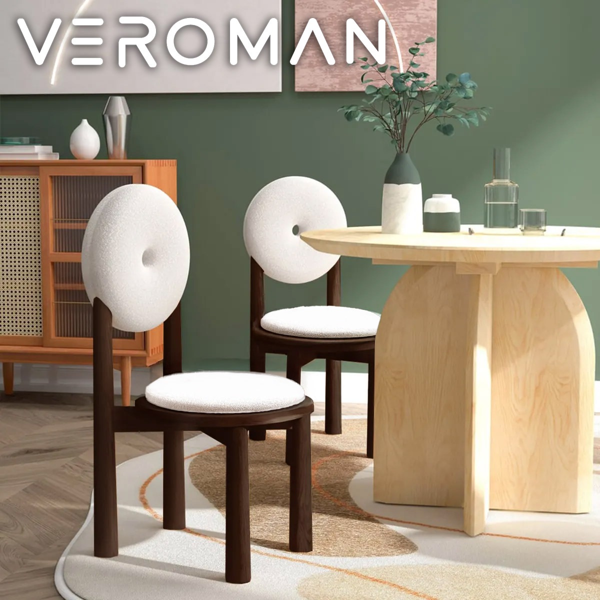 VeroMan ドーナツチェア チェアー ダイニングチェア ボア 円形