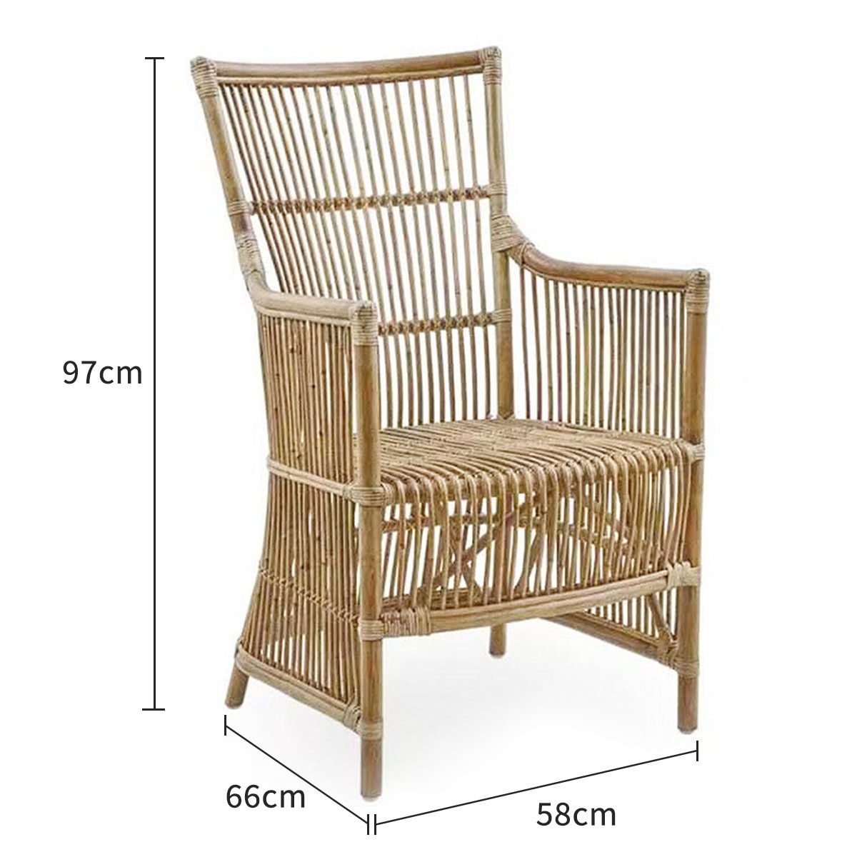 VeroMan ラタンチェア ラタン椅子 ラタン編み パーソナルチェア