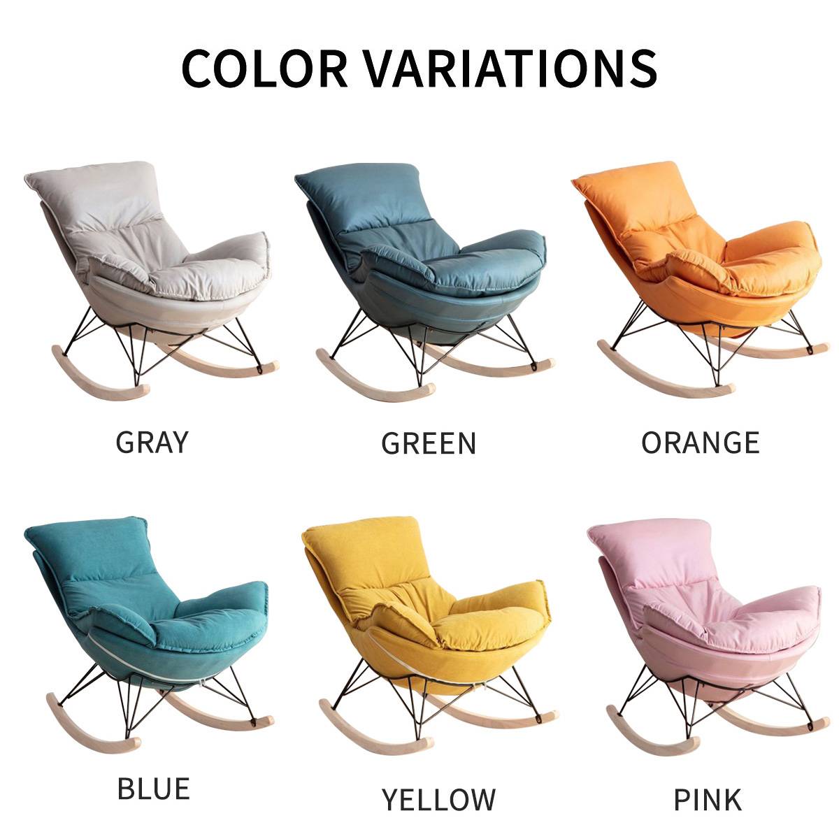 VeroMan ロッキングチェア チェア 揺れる 椅子 ロッキングアームチェア