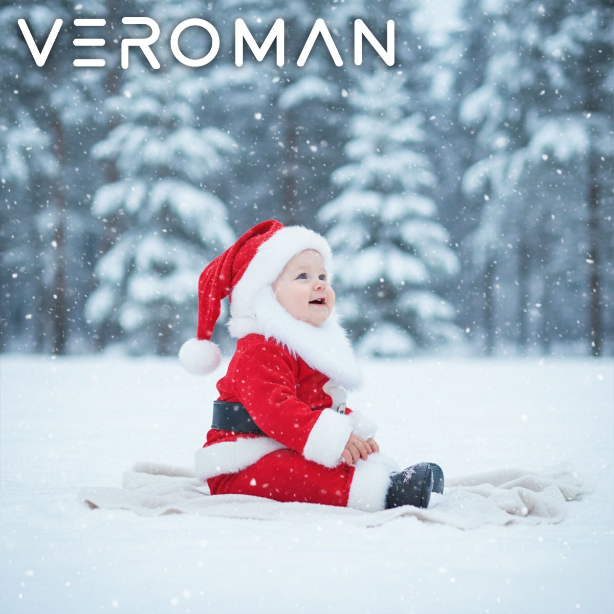 VeroMan クリスマス ベビー サンタ コスチューム ヒゲ 赤ちゃん 衣装