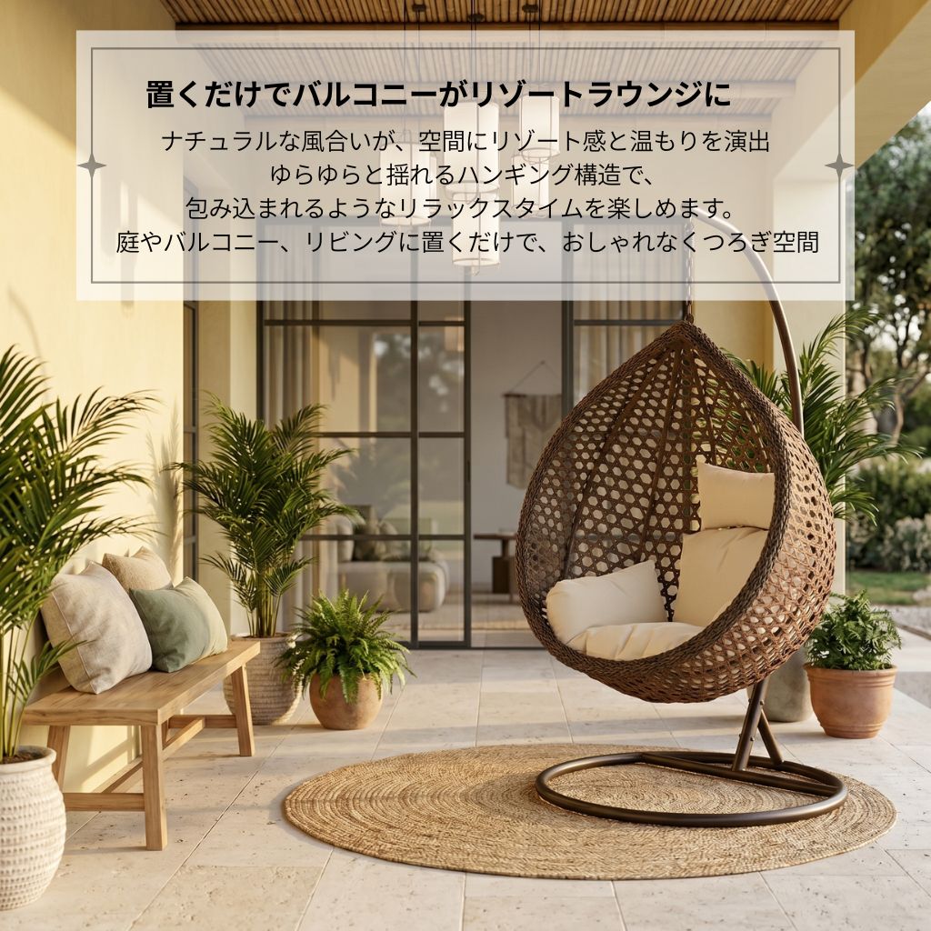ハンモックチェア ルルワールド ハンモック型リクライニングチェア】超無重力生活を日常に。｜Lull