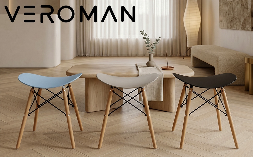VeroMan チェア 椅子 スツール 背もたれなし ダイニングチェア 軽量