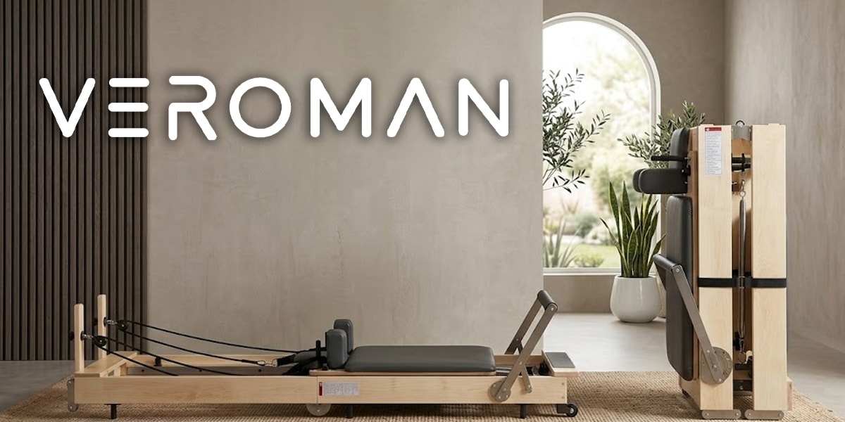 オーク材] VeroMan ピラティス マシン 折りたたみ式 リフォーマー 木製