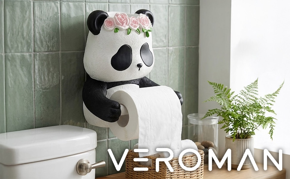 トイレットペーパーホルダー インテリア雑貨 ティッシュケース 飾り置き物 VeroMan ペーパーホルダー 壁掛け トイレットペーパーホルダー