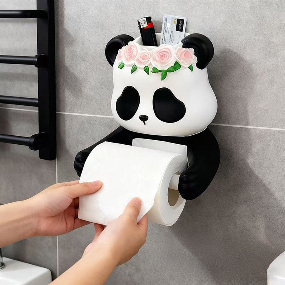 VeroMan ペーパーホルダー 壁掛け トイレットペーパーホルダー