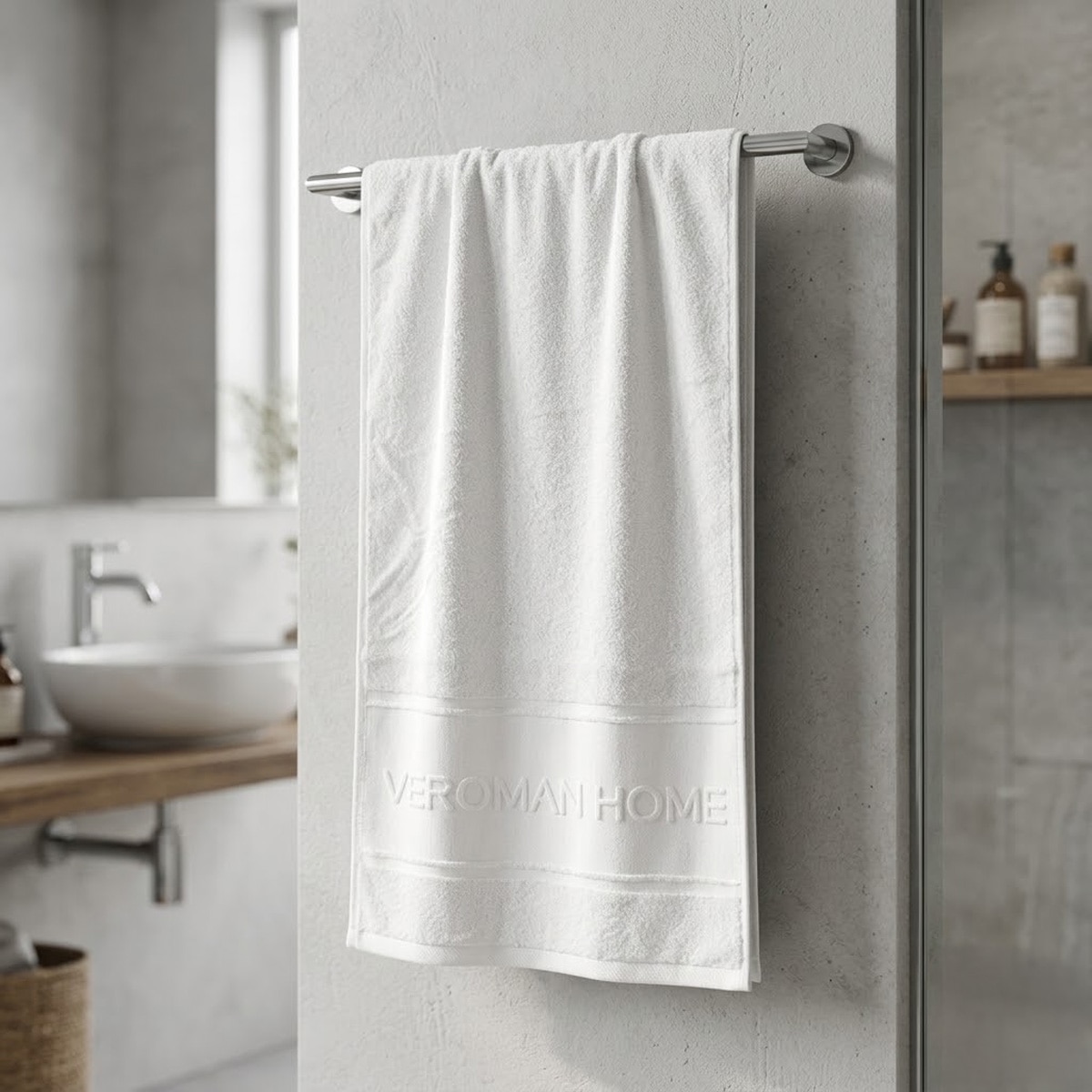 50cm×110cm・3枚入り] VeroMan バスタオル ホテル仕様 高級 綿100