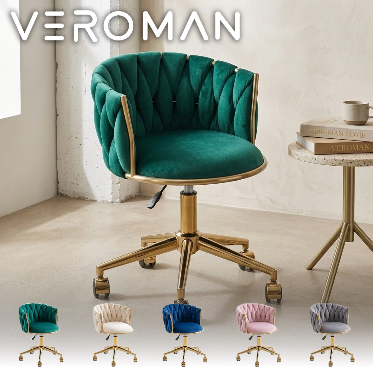VeroMan チェア 椅子 ドレッサーチェア デスクチェア ダイニングチェア