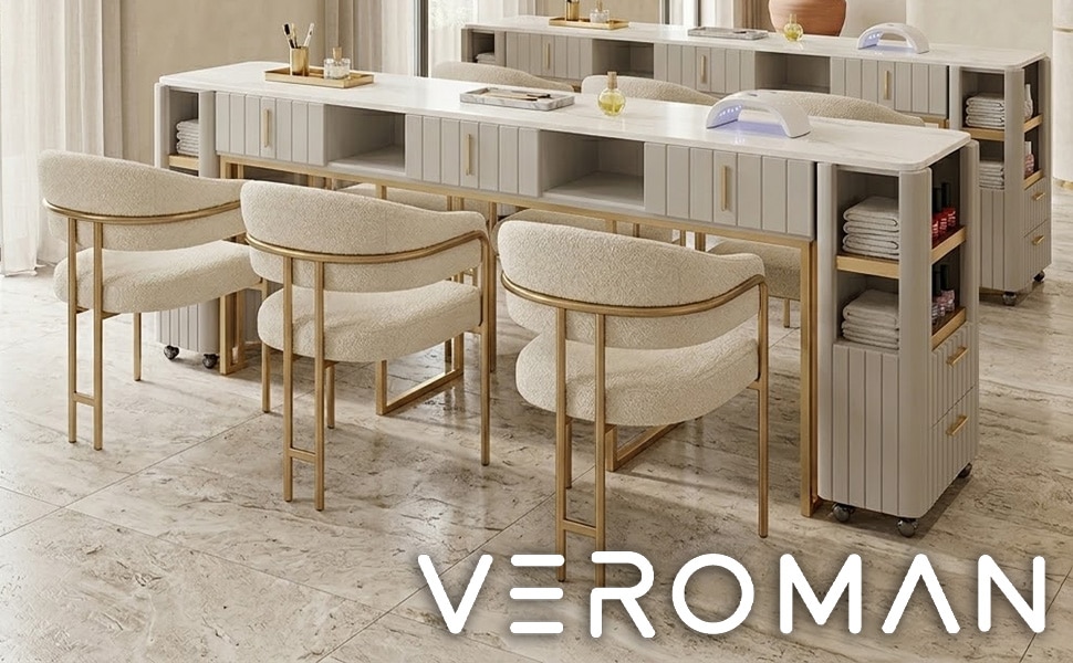 VeroMan テーブル さらりと美しく整うネイルテーブル サロン施術デスク