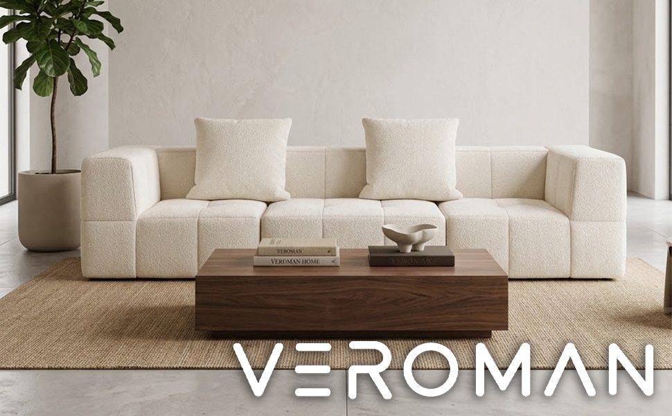 3人掛け] Veroman ソファ カウチ ローソファー 組み合わせ自由