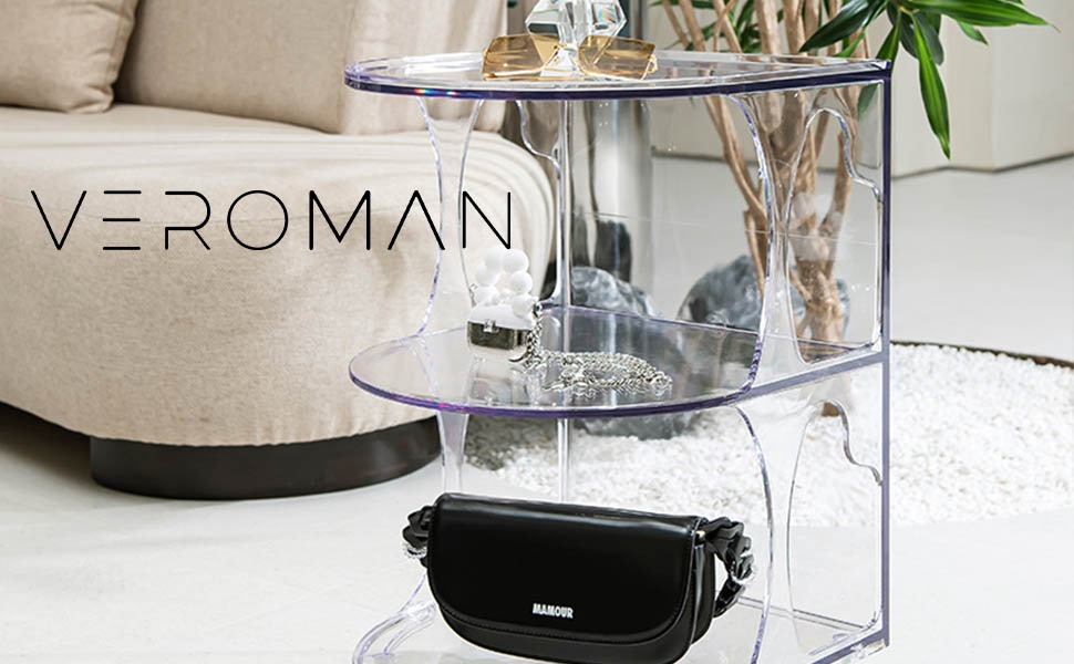 ワゴン ガラス クリア ミッドセンチュリー 韓国 Y2Kモダン 45731343329_0.jpg