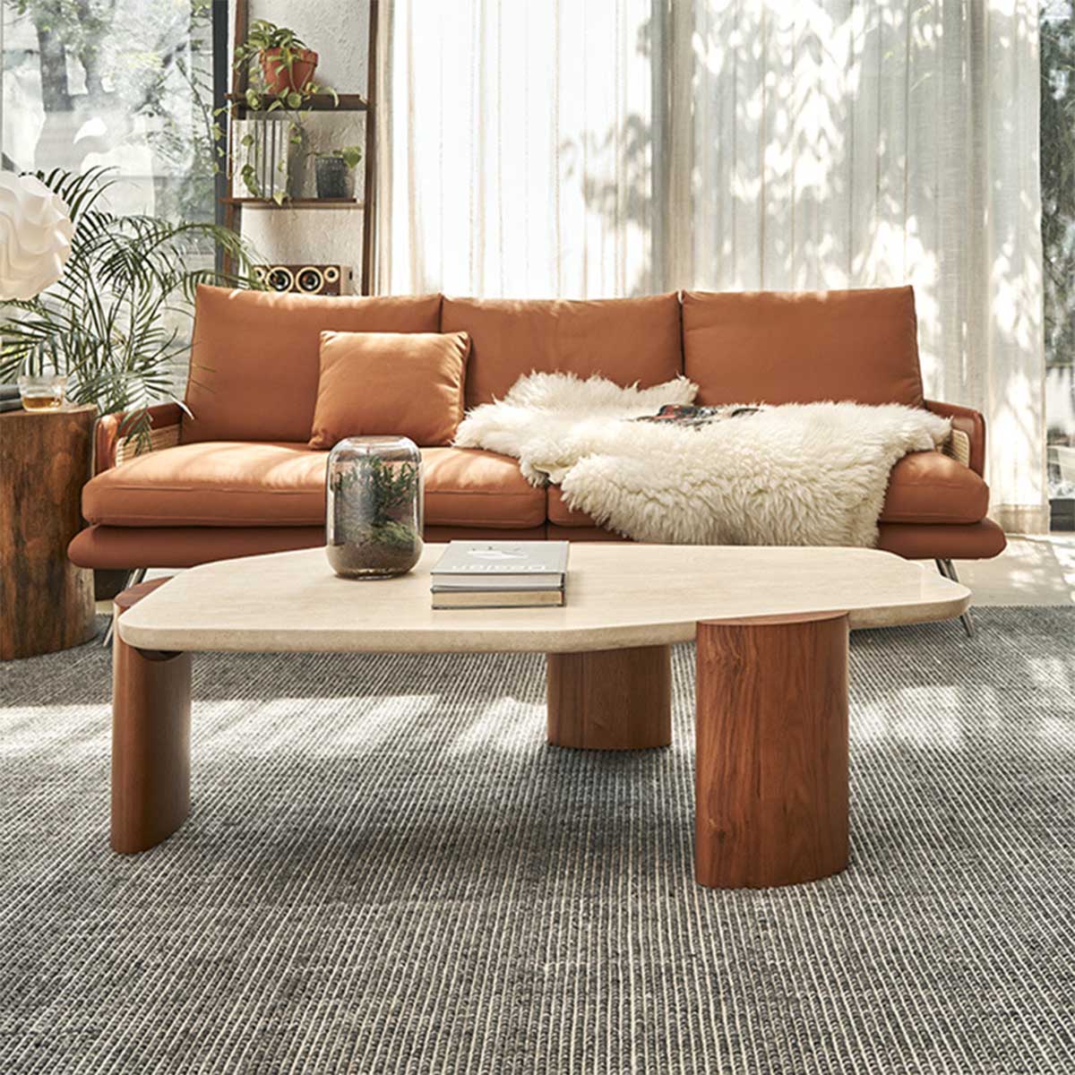 木製ローテーブル　ナチュラルウッド 木製ローテーブル 木製テーブル 木製 自然形状 テーブル 木のテーブル