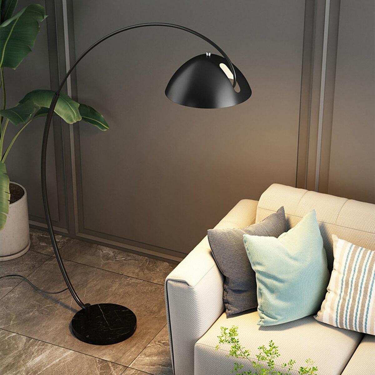 ブラック・Lサイズ] VeroMan ライト フロアライト スタンドライト