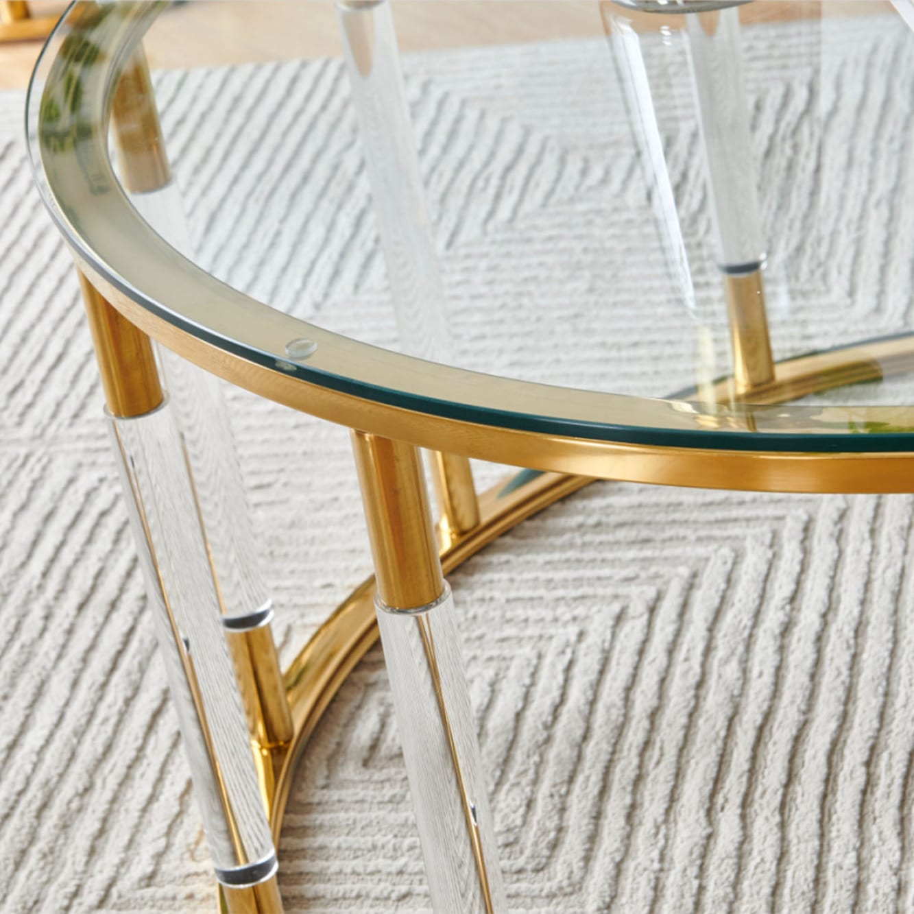 サイドテーブル モダン 金属 ガラス テーブル 飾り台 レトロ サイドテーブル モダン 金属 ガラス テーブル 飾り台 レトロ 楽天市場