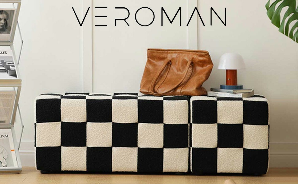 セット] VeroMan ソファ チェア セットソファ オットマン チェック柄