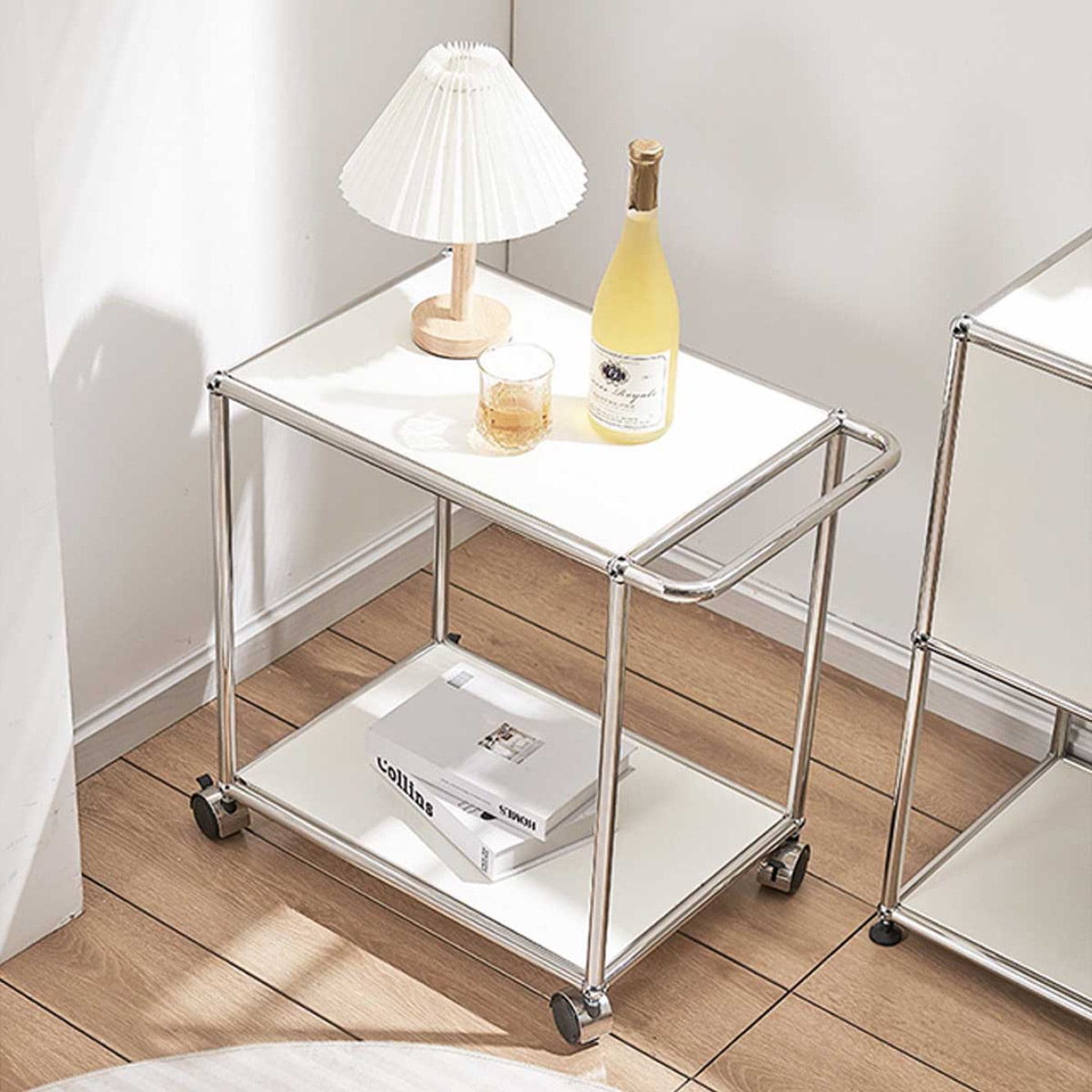 VeroMan キャリーワゴン サイドテーブル ソファサイド ベッドサイド