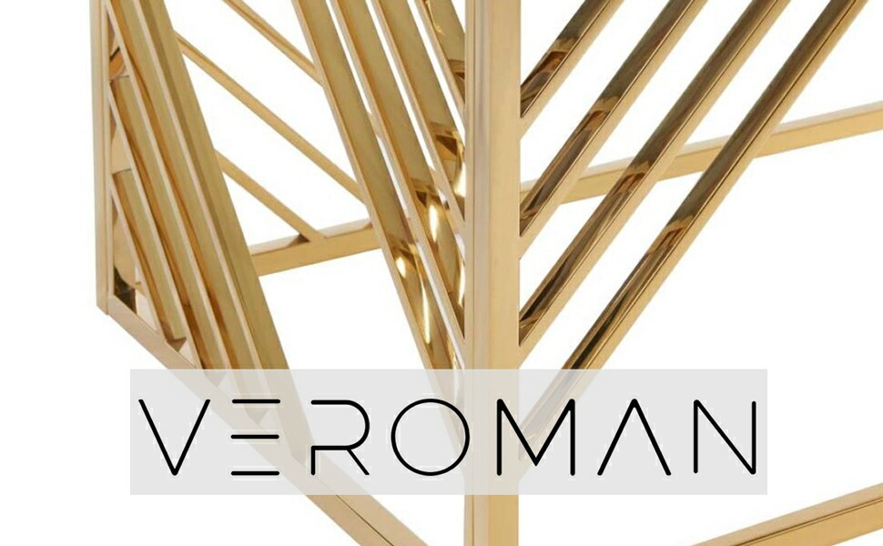 120x60x42cm]VeroMan ゴールド ローテーブル テーブル ソファサイド