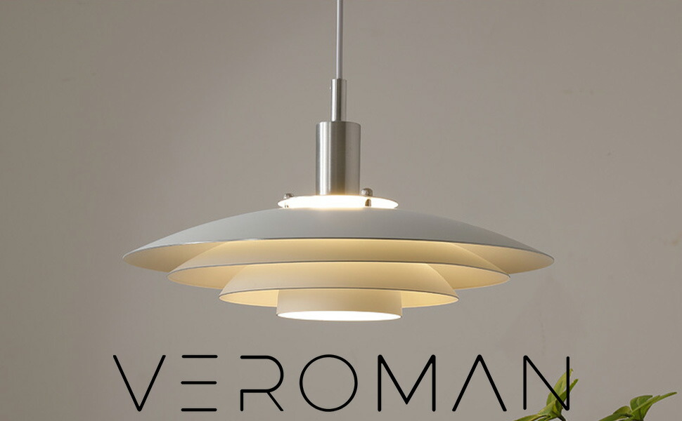 直径30cm] VeroMan ライト 3灯 ペンダントライト 電気 照明 間接照明 