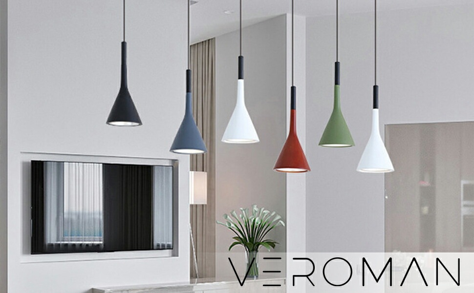 新品 3灯 VeroMan ペンダントライト 電気 間接照明 韓国インテリア VeroMan ライト 3灯 ペンダントライト 電気 照明 間接照明 カラフル