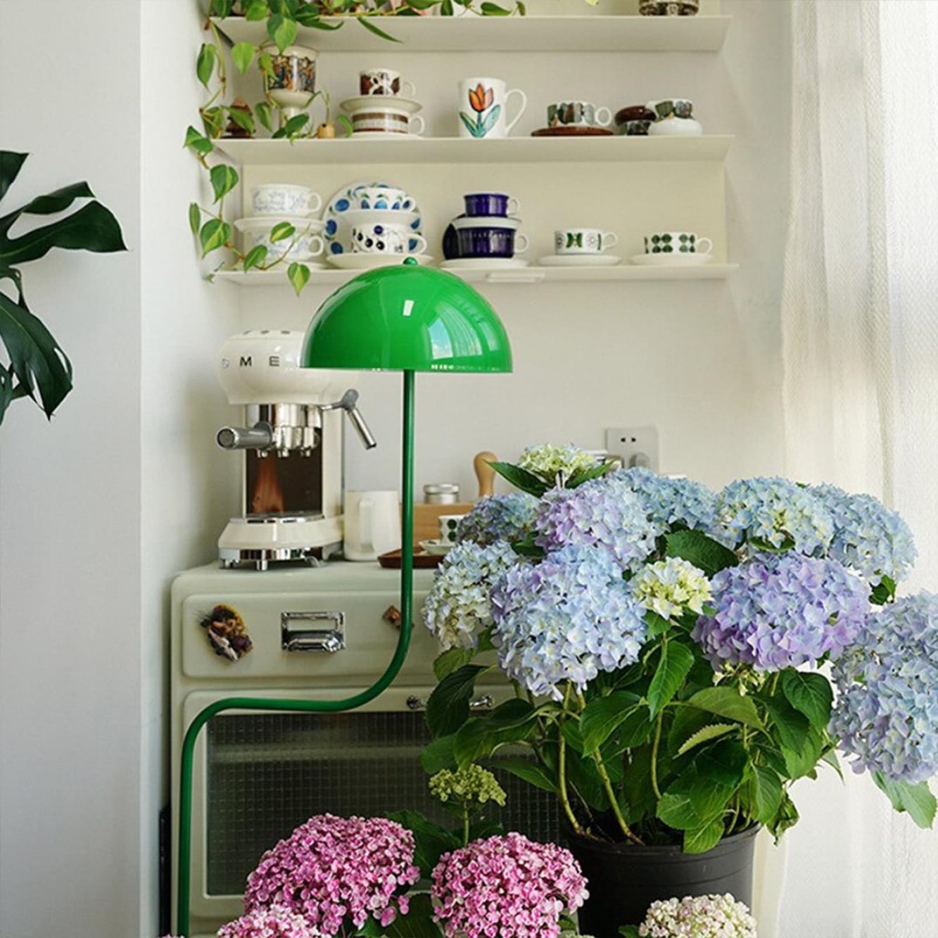 VeroMan ウェーブ フロアライト スタンドライト カーブ ドーム