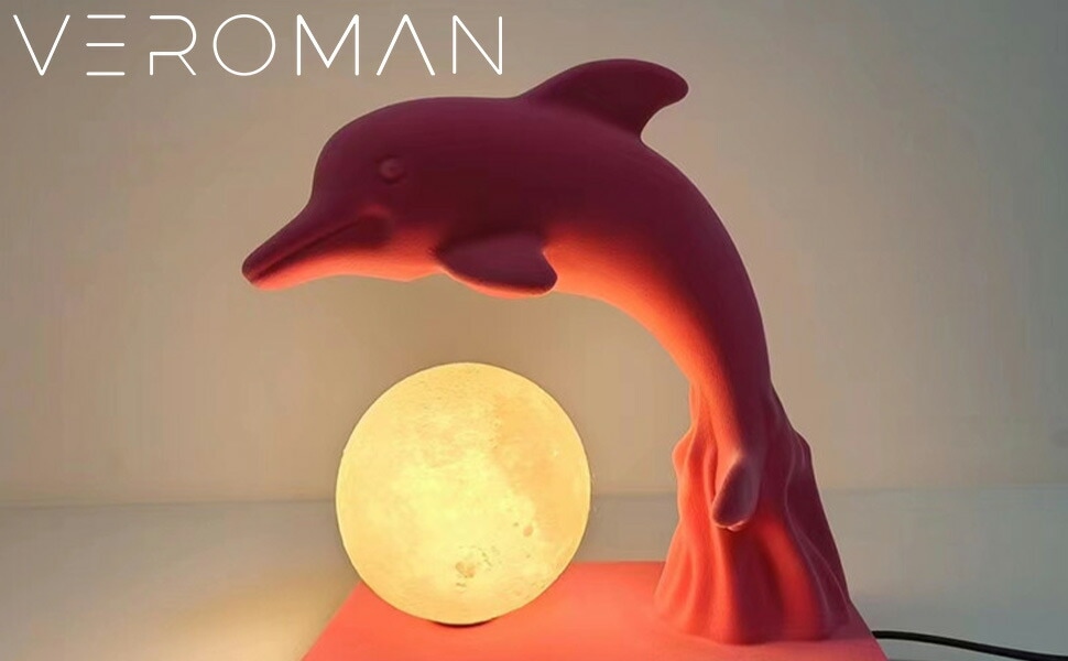 VeroMan テーブルランプ イルカ ドロフィン ライト デスクライト 卓上
