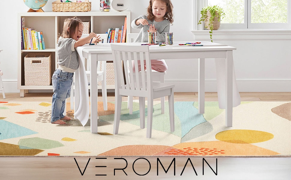 140cm × 200cm] VeroMan ふんわり踏みしめる心地よさ ラグ カーペット