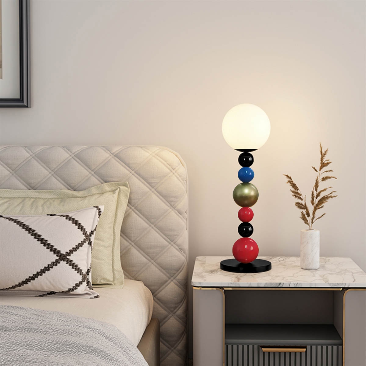 高さ65cm] VeroMan ライト マカロン あんず飴 デスクライト 卓上ライト