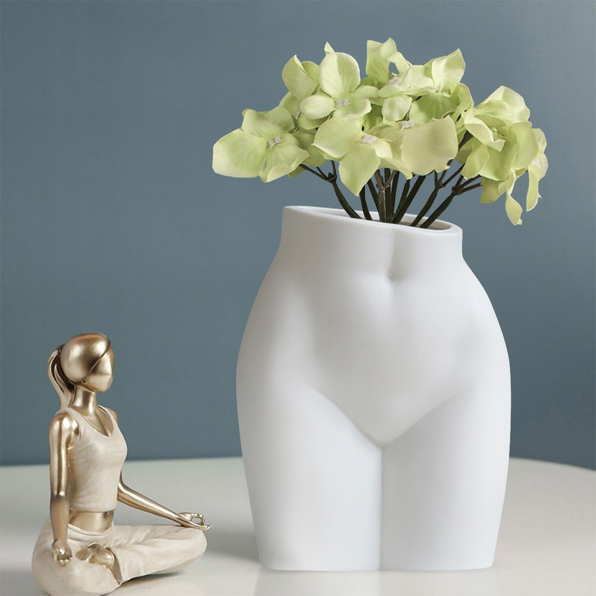 VeroMan 花瓶 フラワーベース ボディアート 下半身 人の脚 セラミック