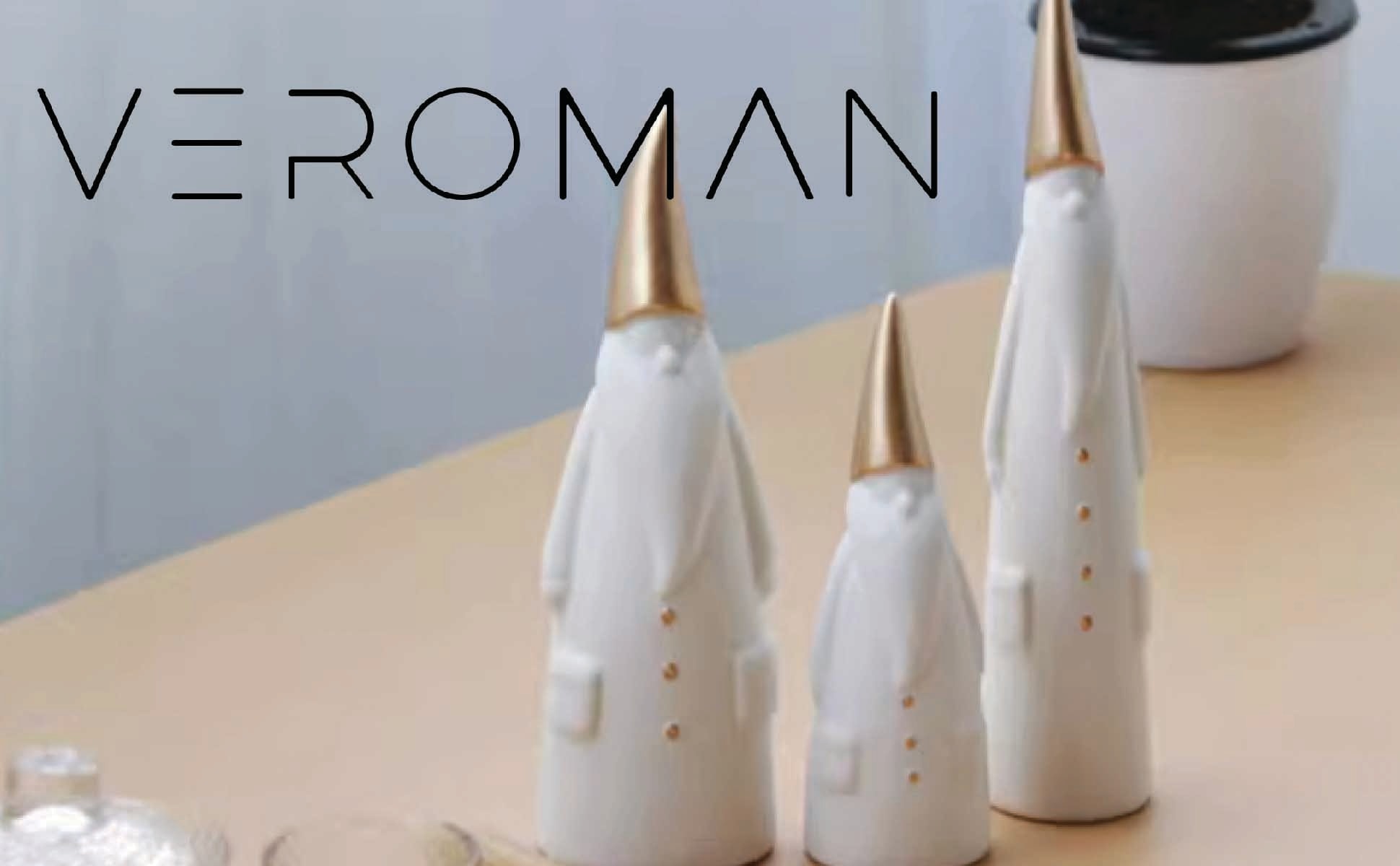 VeroMan 置物 小人 3個セット セット 小人セット 陶器 オシャレ 
