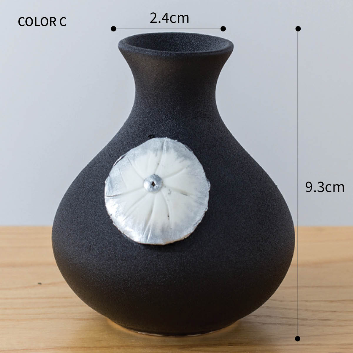 VeroMan セラミックス花瓶 一輪挿し 花瓶 花 陶器 出窓 押し花
