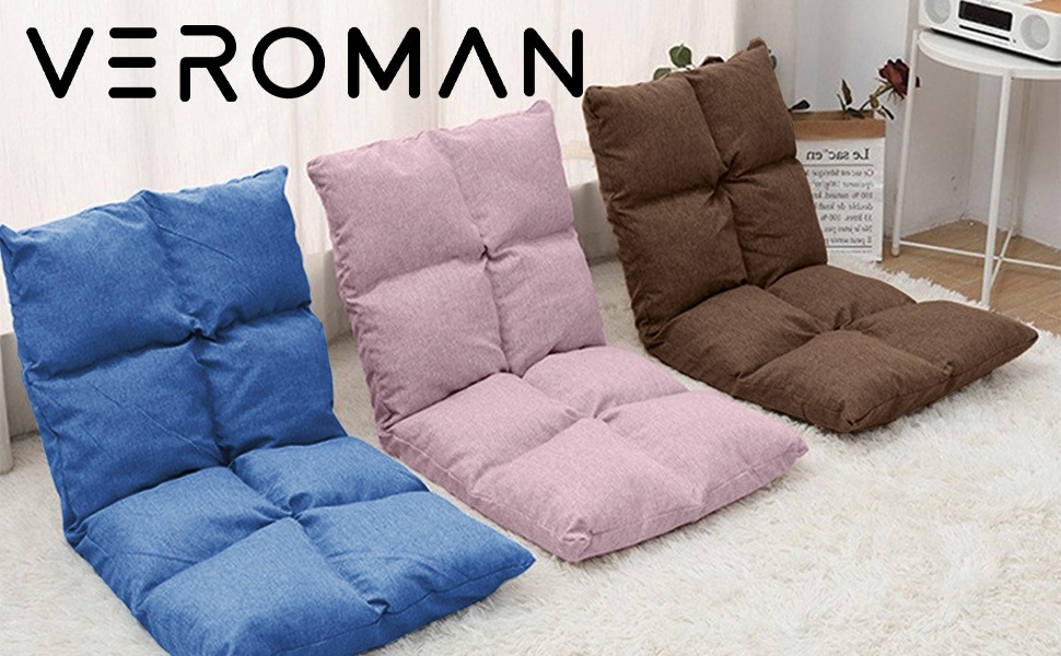 大幅お値下げ　美品　パンダ　ハイローチェア　size1 VeroMan 座椅子 折りたたみ チェア リネン ローチェア パーソナル