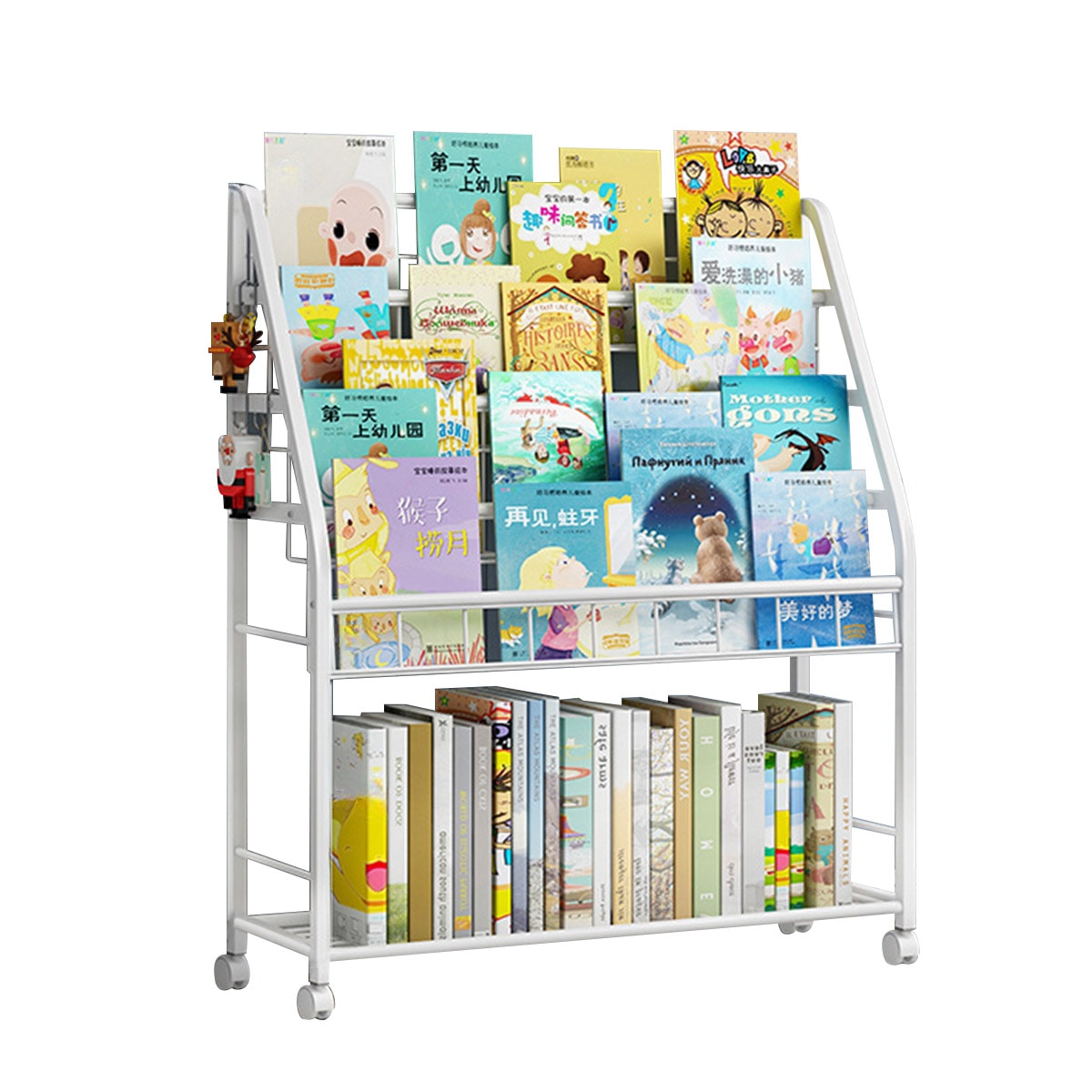 VeroMan 本棚 ブックラック ブックシェルフ 棚 縦型 ラック シェルフ