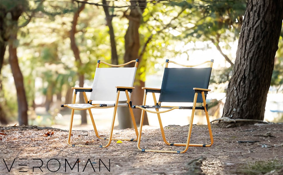 VeroMan アウトドアチェア キャンプチェア 1人用 軽量 組立不要