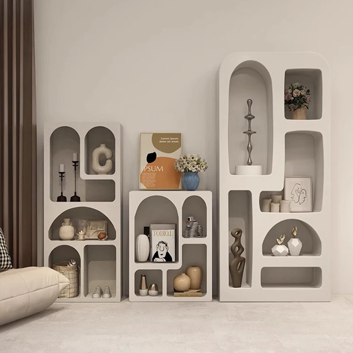 高さ160cm] VeroMan 大きな マントルピース シェルフ ディスプレイ