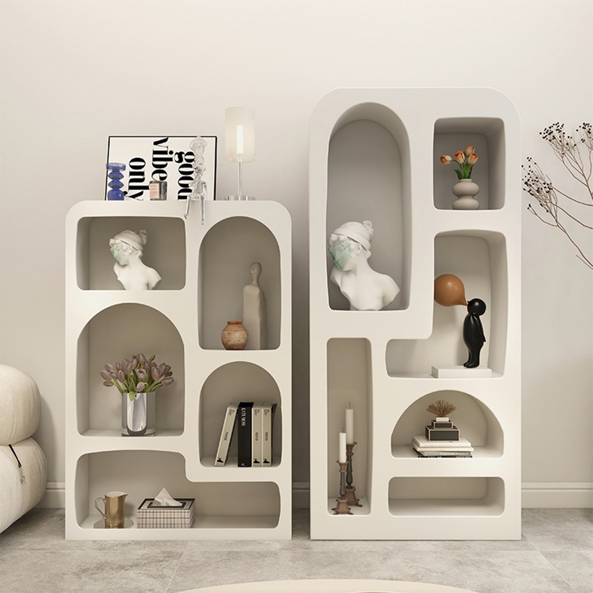 高さ160cm] VeroMan 大きな マントルピース シェルフ ディスプレイ