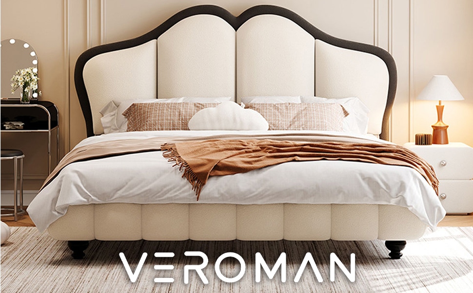 ラグジュアリー ベッド キングサイズ ベージュレザー kagunomori_ski-941