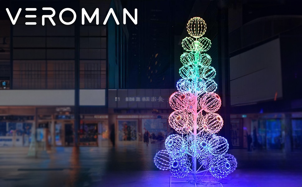 VeroMan クリスマスツリー おしゃれ イルミネーションツリー LED