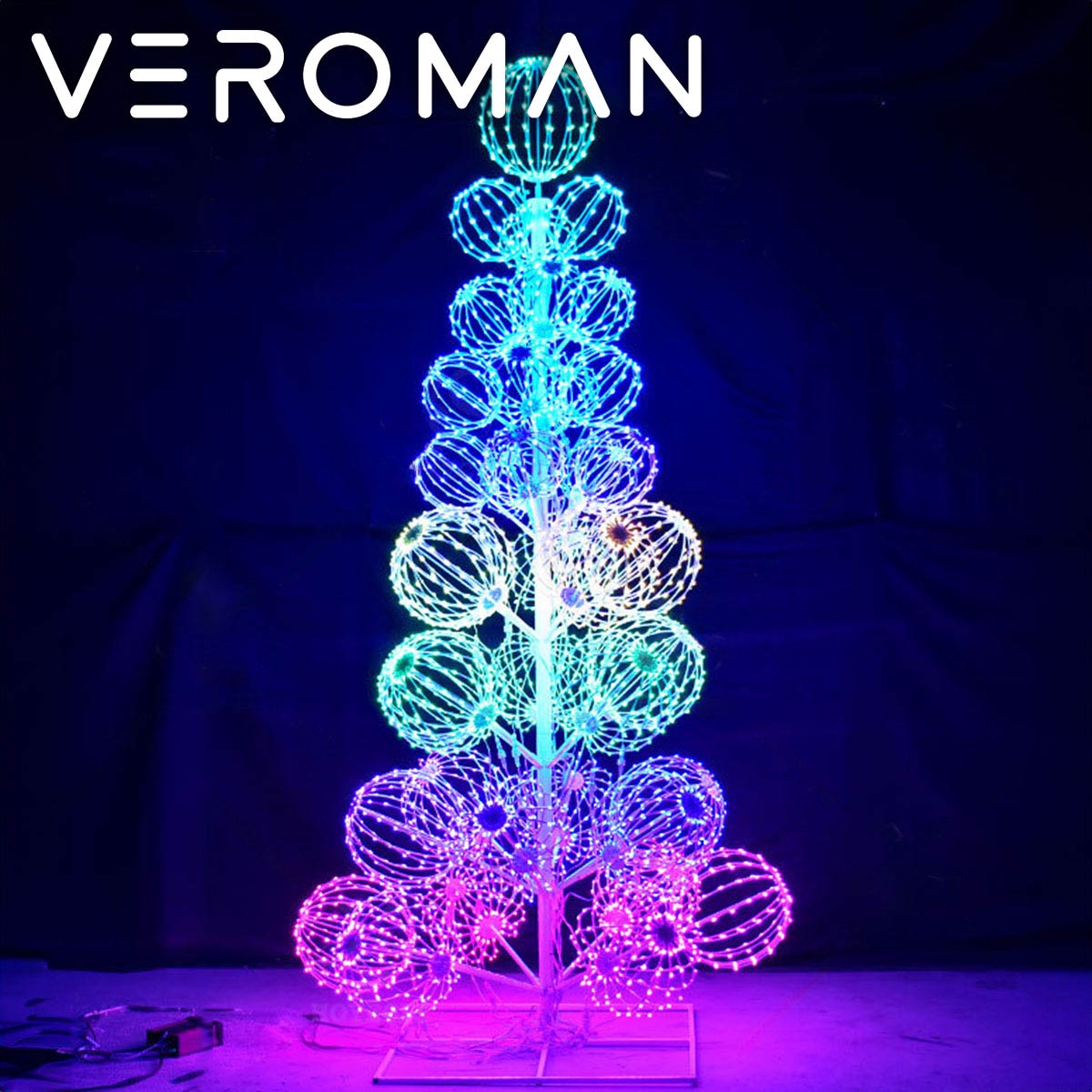 VeroMan クリスマスツリー おしゃれ イルミネーションツリー LED
