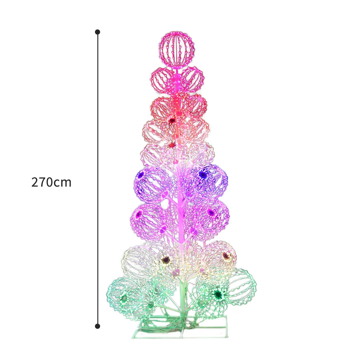 VeroMan クリスマスツリー おしゃれ イルミネーションツリー LED