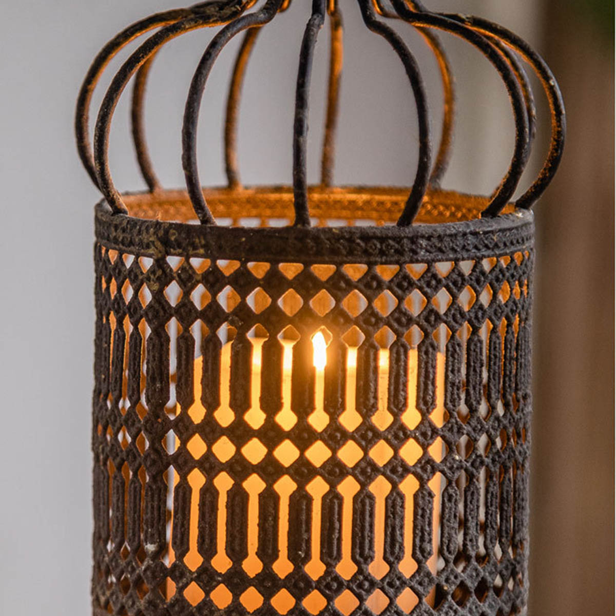 VeroMan 鳥かご風 ランタン キャンドル スタンド ホルダー