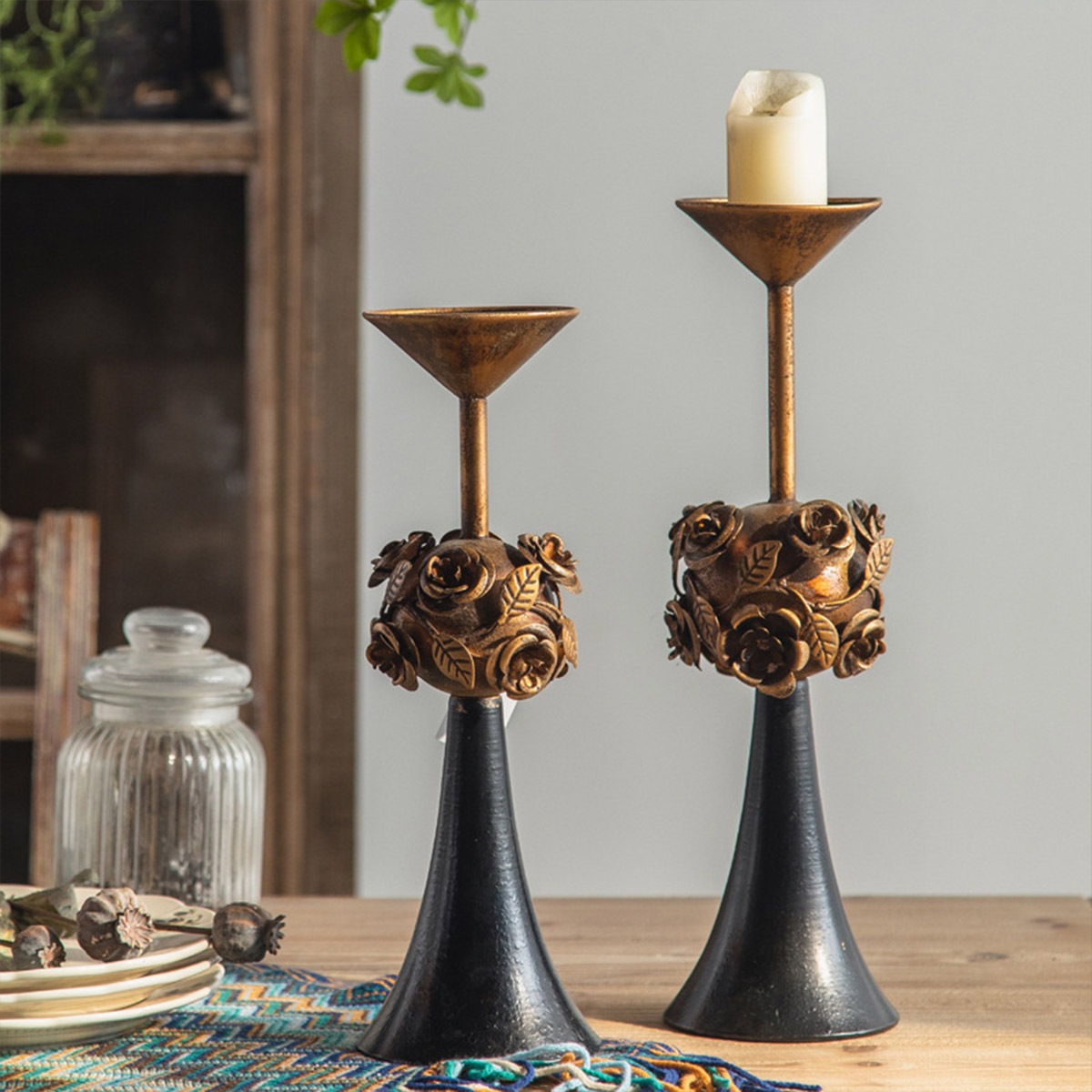 2個セット] VeroMan キャンドルホルダー キャンドルスタンド ローソク