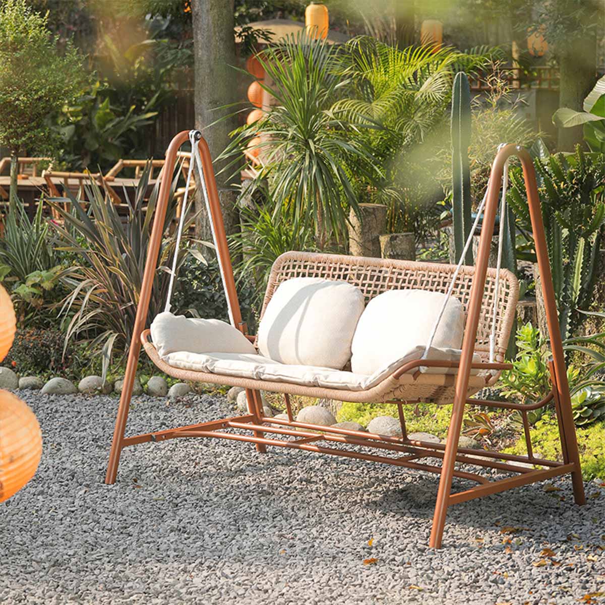 VeroMan ハンギングチェア ぶらんこ ガーデンブランコ ゆったり